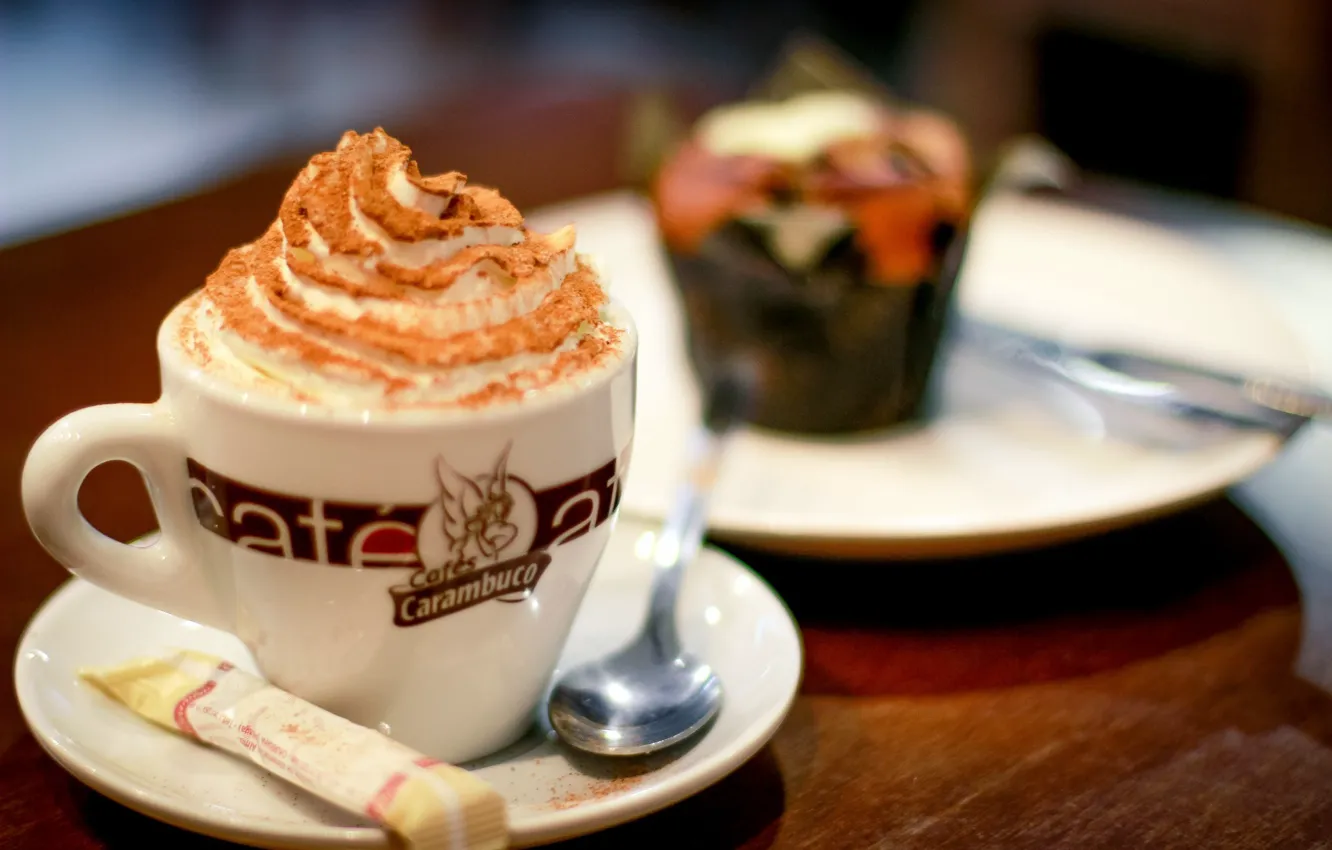 Photo wallpaper coffee, day, cafe, dessert, coffee, dessert, cafe, afternoon