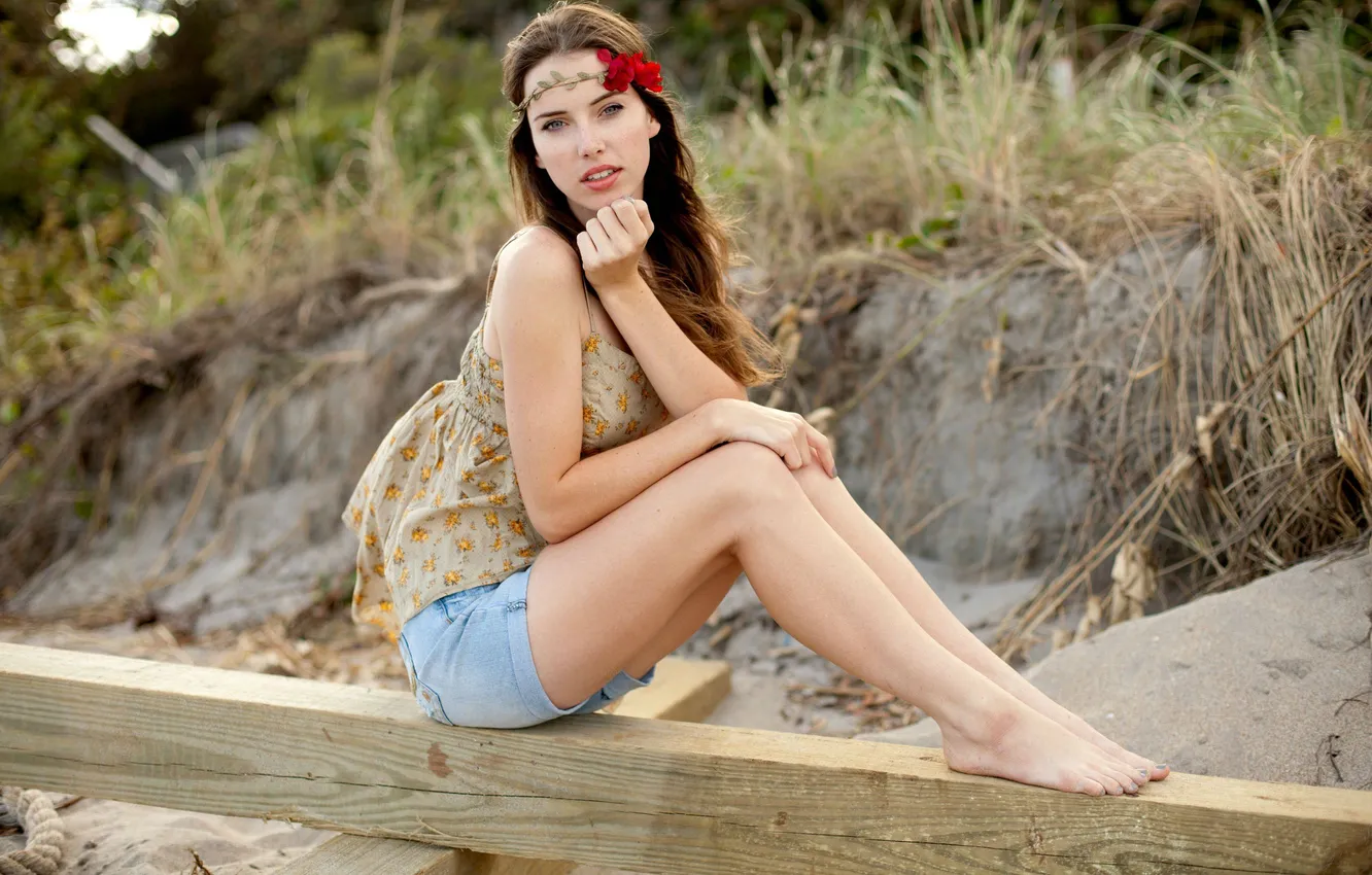 Photo wallpaper girl, pose, model, Megan Coffey