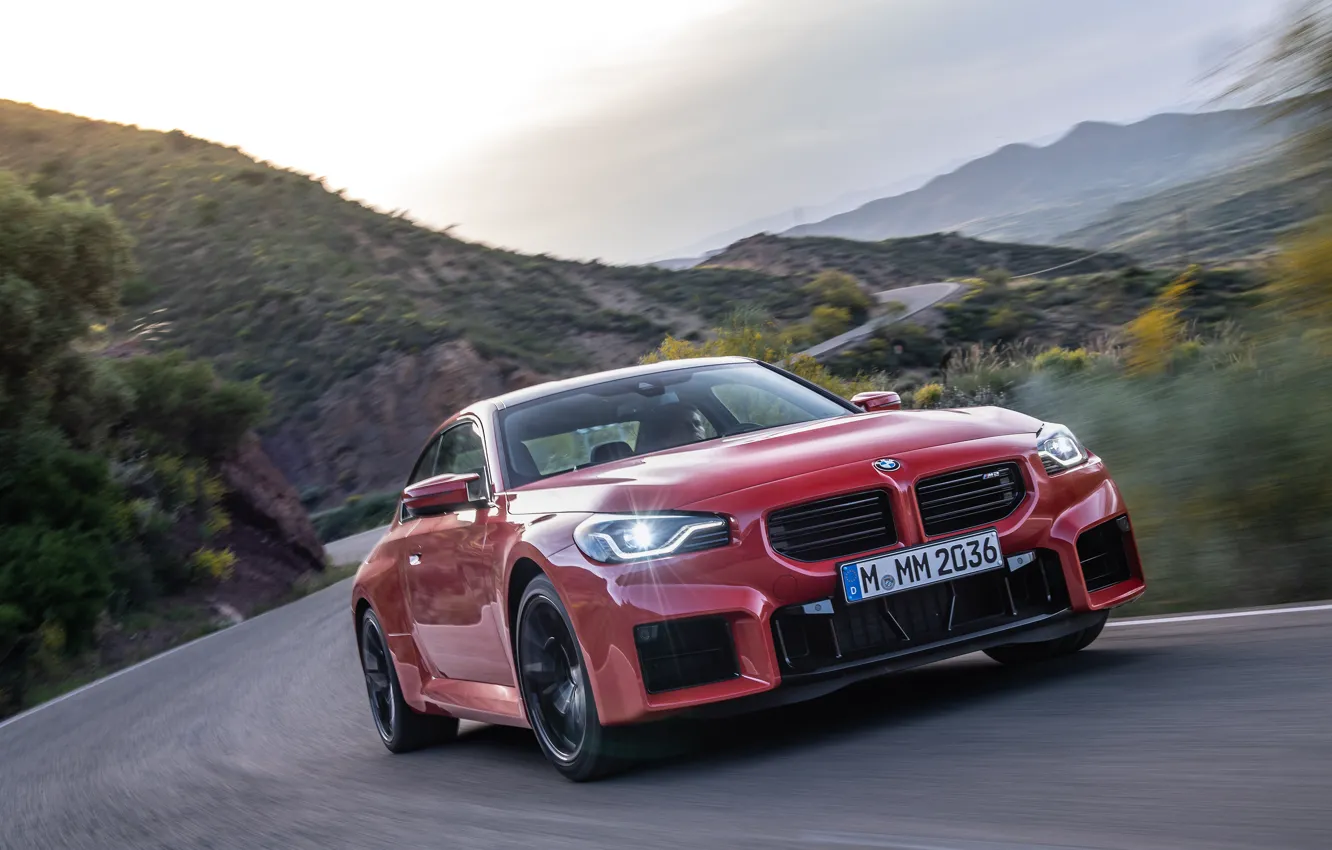 Photo wallpaper car, headlights, M2, BMW M2, G87, 🤢