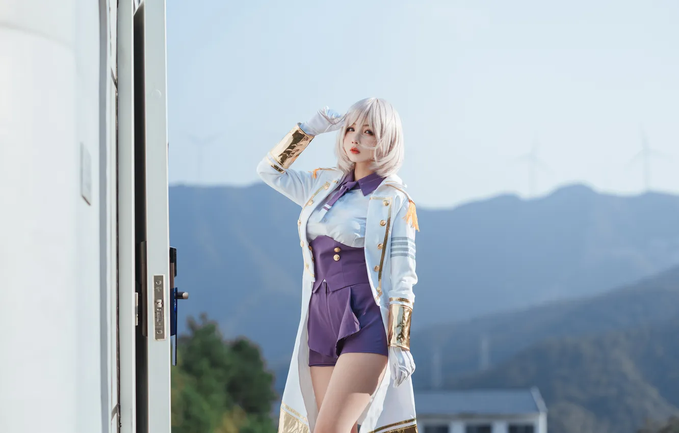 Photo wallpaper model, women, asian, Rioko Cosplay