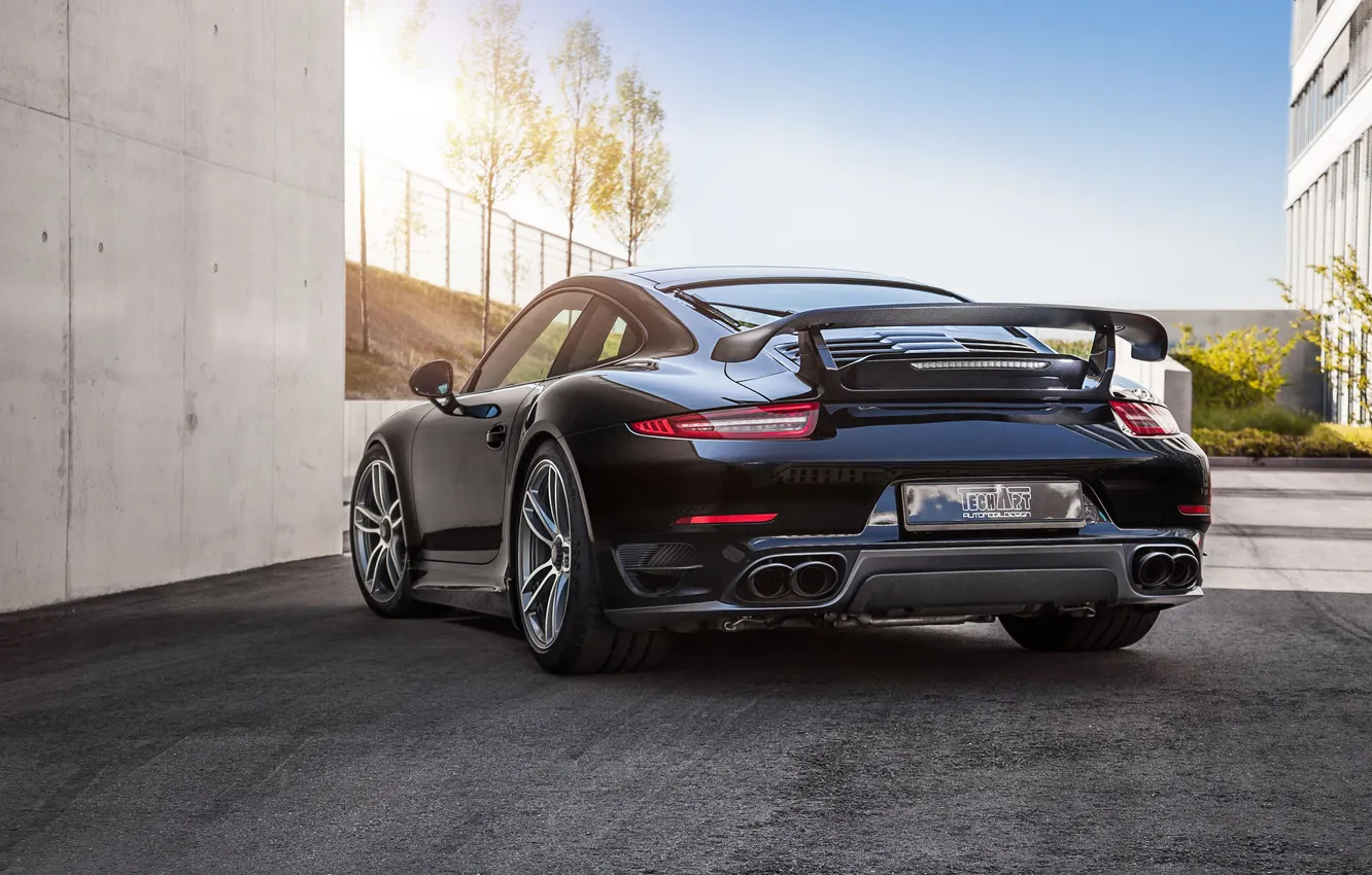 Photo wallpaper coupe, 911, Porsche, Porsche, Coupe, Turbo, turbo, TechArt