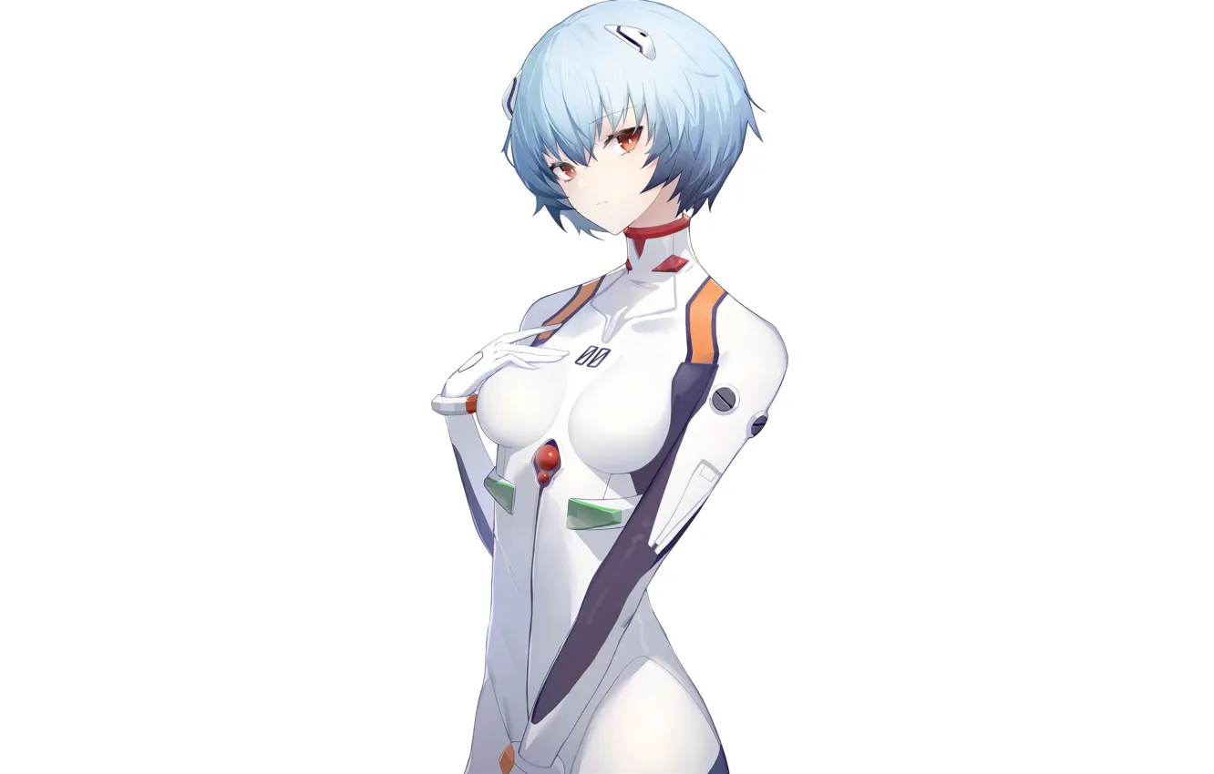 Photo wallpaper kawaii, girl, sexy, anime, Rei, Ayanami Rei, pretty, cute