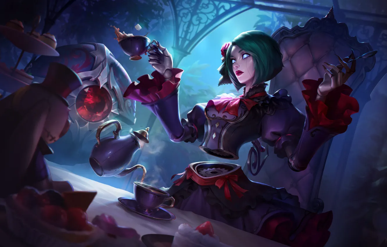 Photo wallpaper movement, Gothic, the game, coffee, mystic, kettle, game, League of Legends