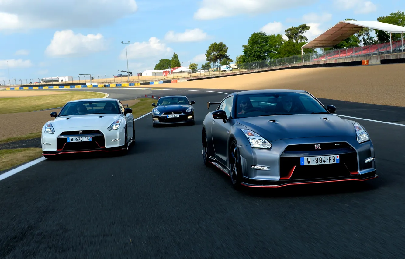 Photo wallpaper photo, Nissan, cars, three, 2014, GT-R Nismo