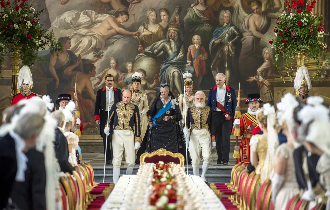 Photo wallpaper cinema, movie, queen, film, Judi Dench, Victoria and Abdul