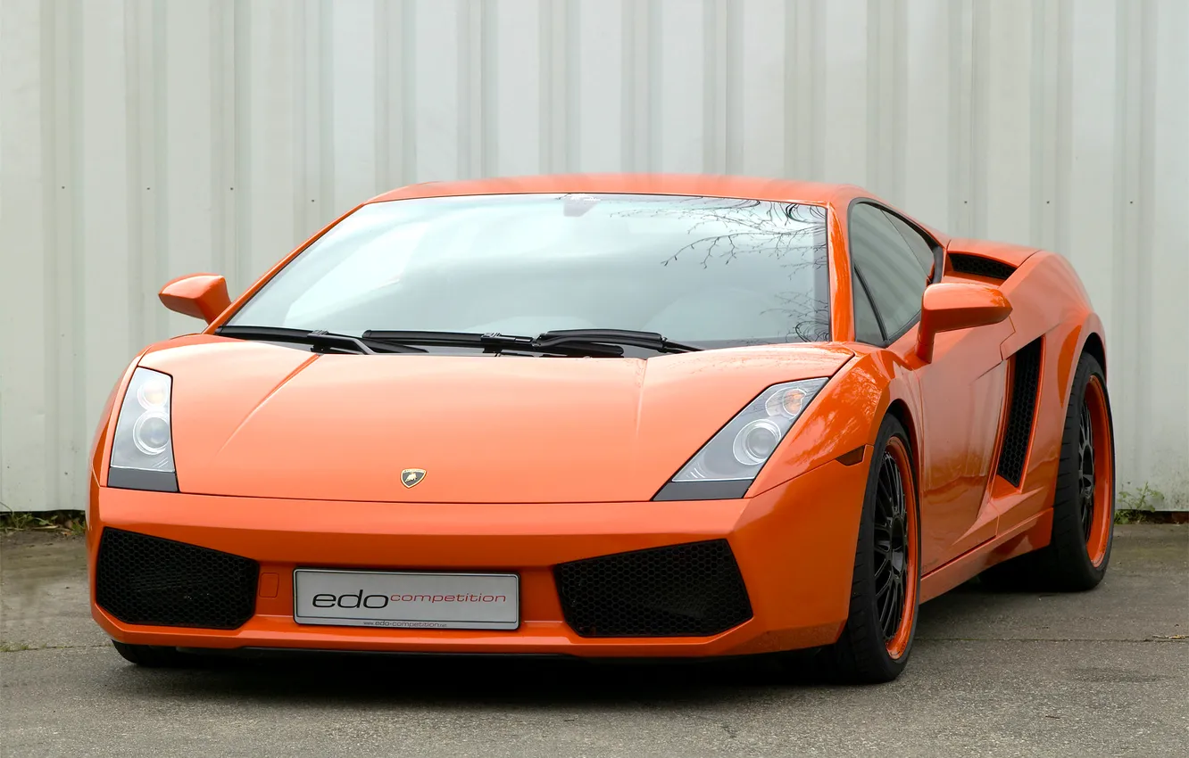 Photo wallpaper orange, supercar, Lamborghini, Gallardo, Edo competes, edo competition lamborghini gallardo