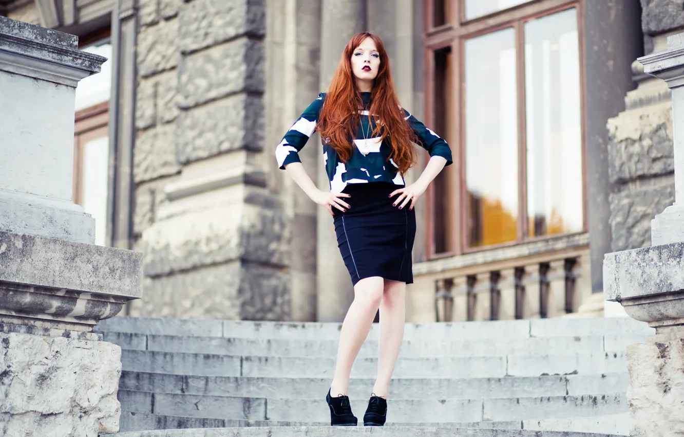 Photo wallpaper summer, look, girl, style, background, model, clothing, hair