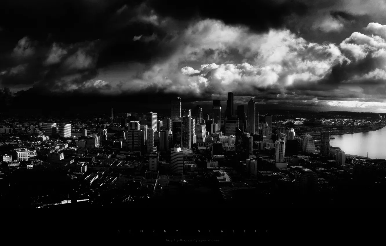 Photo wallpaper the sky, the city, skyscrapers