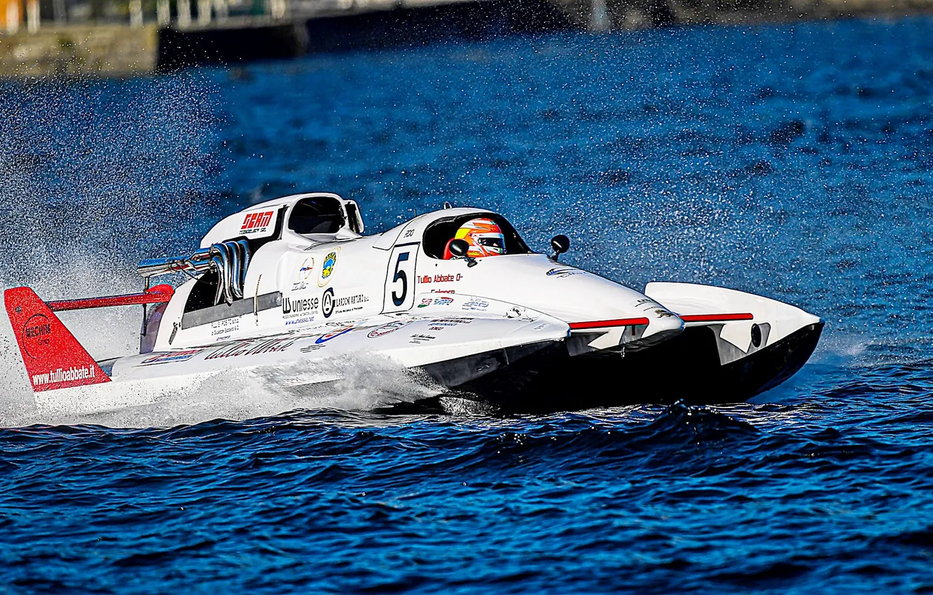 Photo wallpaper race, boat, speed