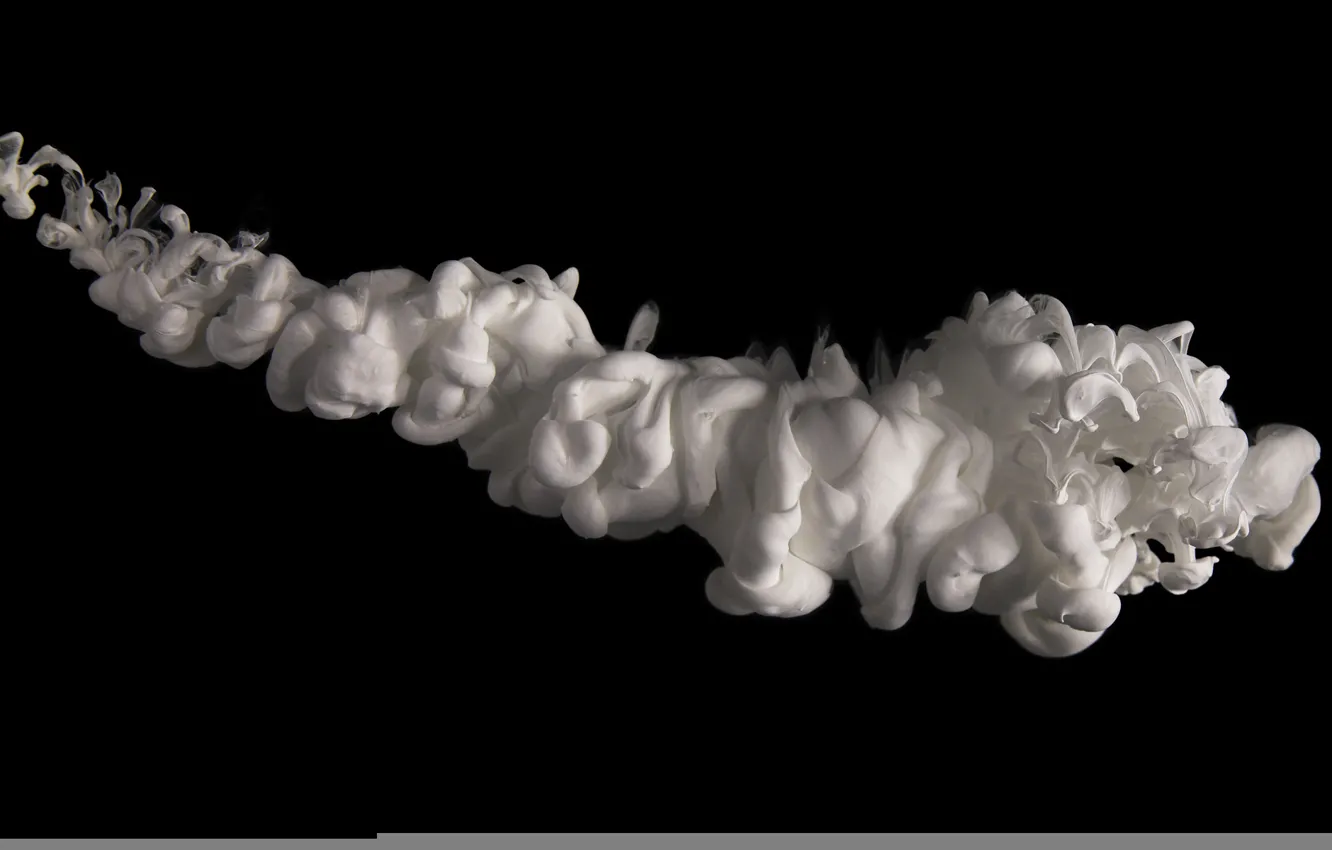 Photo wallpaper white, background, smoke