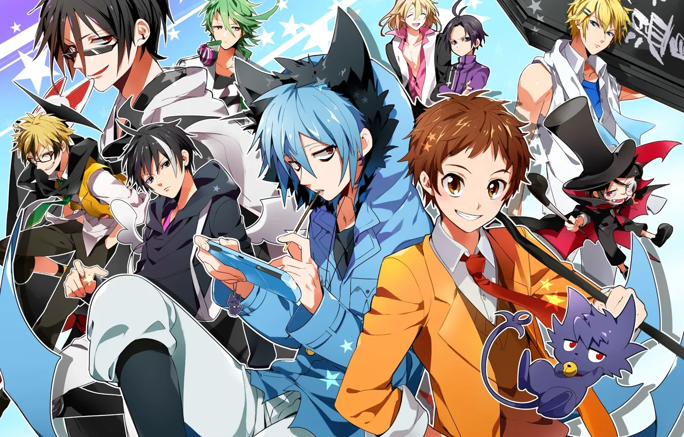 Photo wallpaper anime, art, guys, servant vampire, Servamp