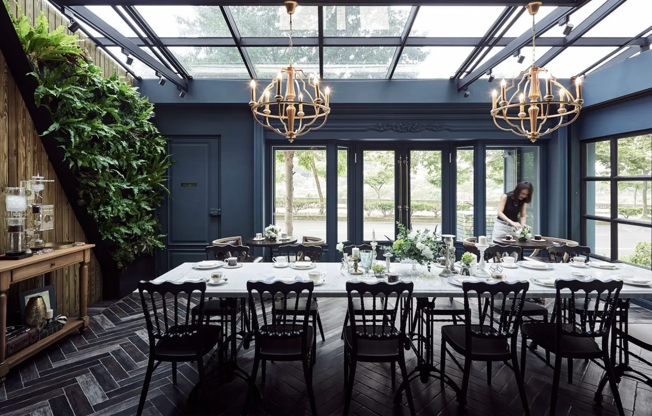 Photo wallpaper design, style, interior, bar, Taiwan, restaurant, the room, bar