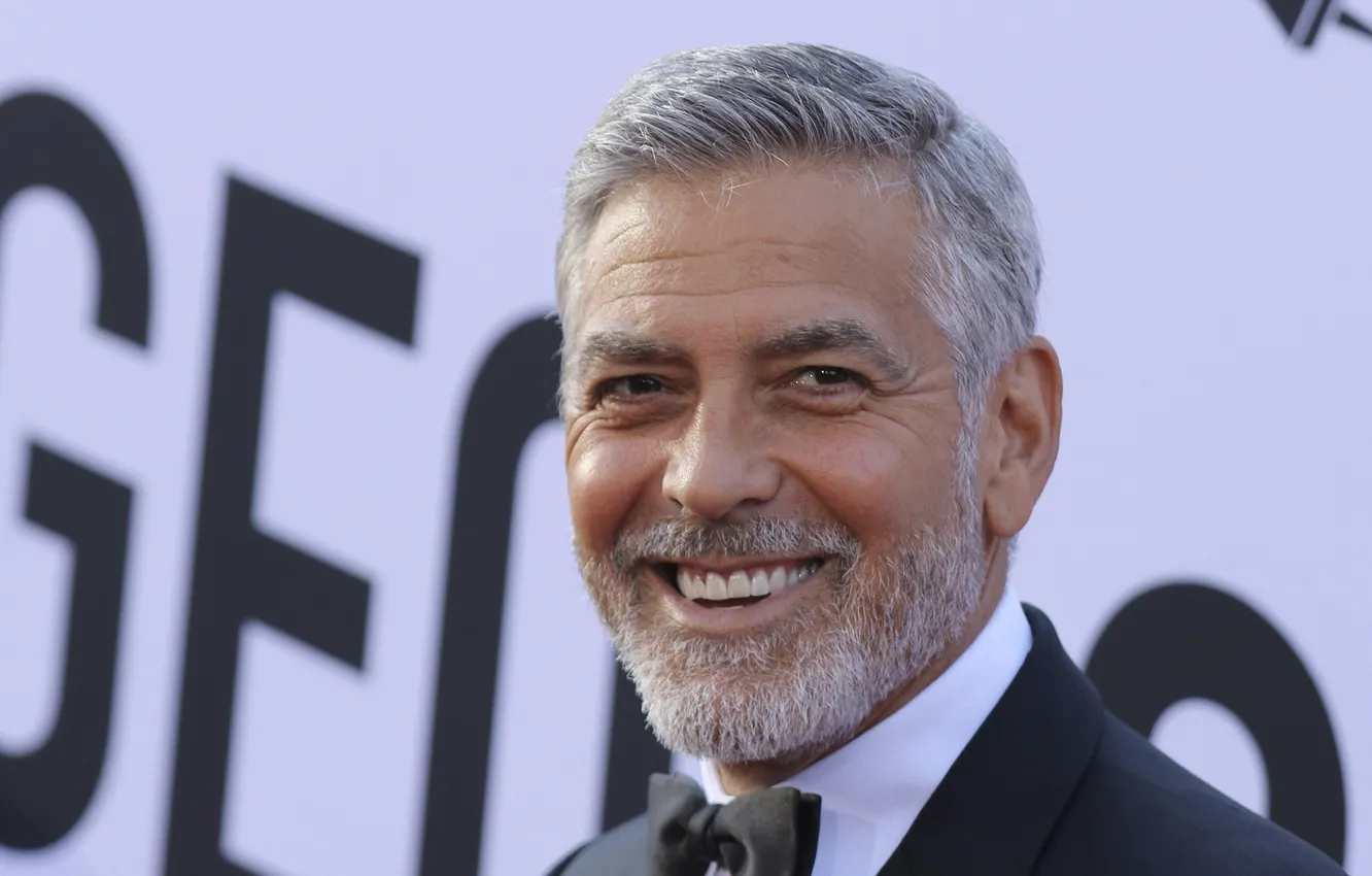 Photo wallpaper smile, actor, George Clooney
