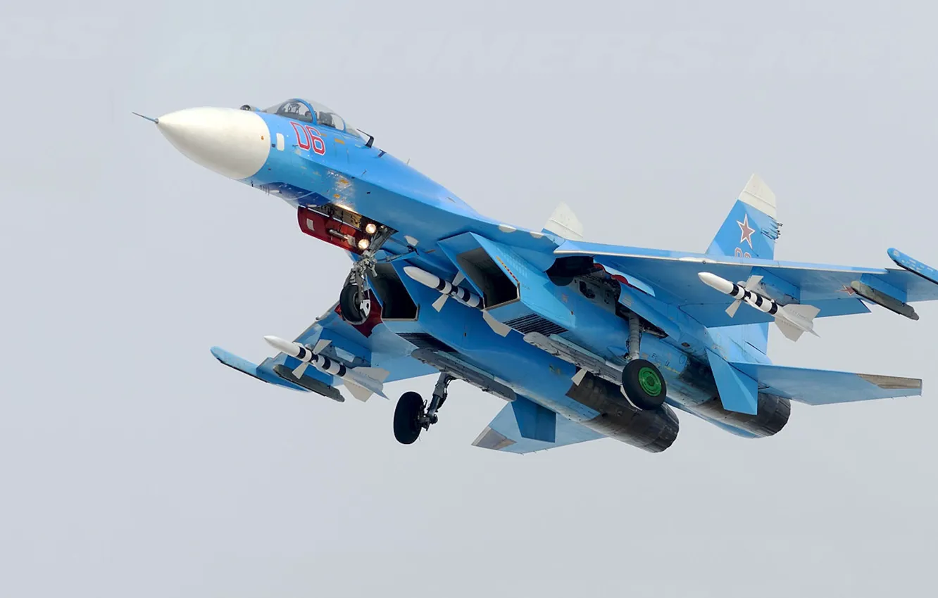 Photo wallpaper Flanker, Su-27, Sukhoi, The Russian air force