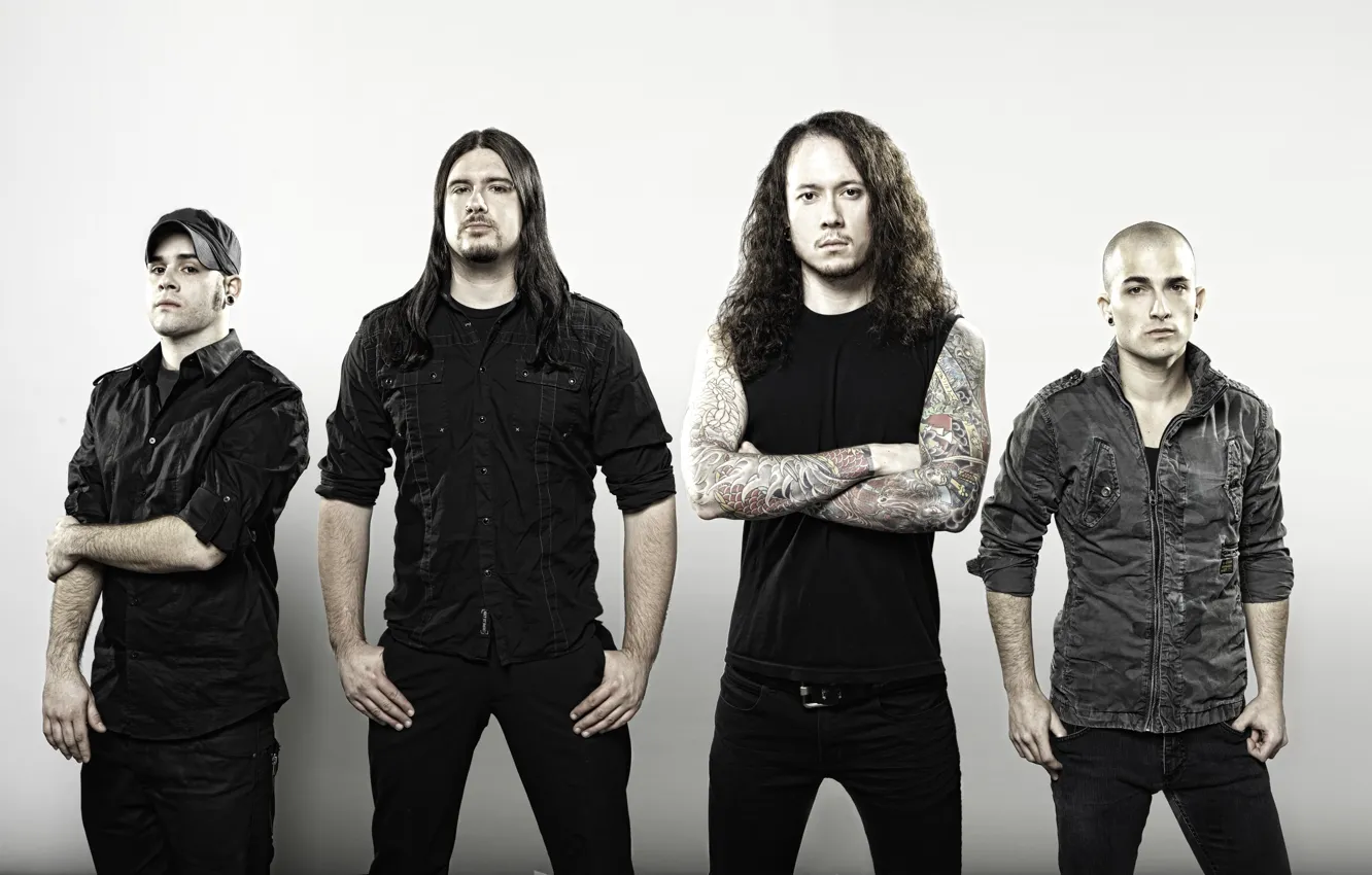 Photo wallpaper group, tattoo, Metalcore, thrash metal, Trivium