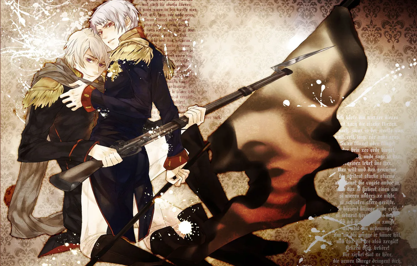 Photo wallpaper anime, Russia, hetalia, Prussia, Axis powers hetalia