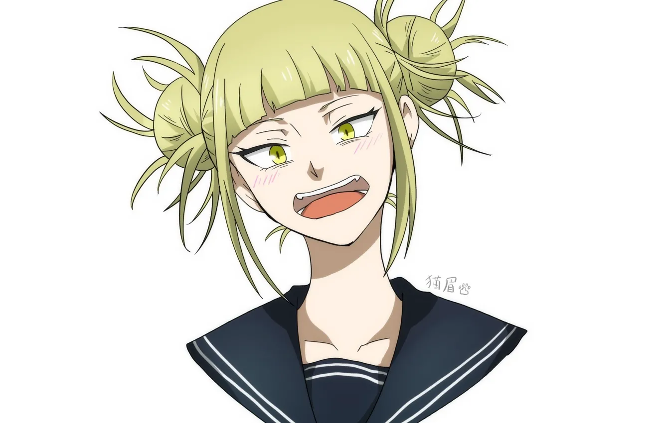 Photo wallpaper girl, portrait, Boku no Hero Academy, My hero Academy, Toga Chemical