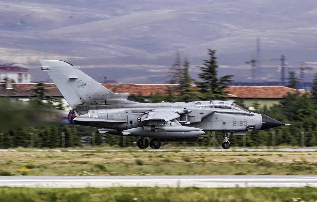 Photo wallpaper the plane, combat, jet, Panavia Tornado