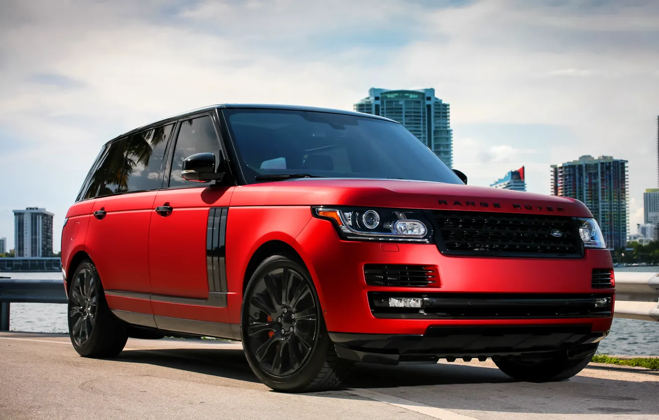 Photo wallpaper Range Rover, with, Supercharged, LWB, complete, exterior, two-tone