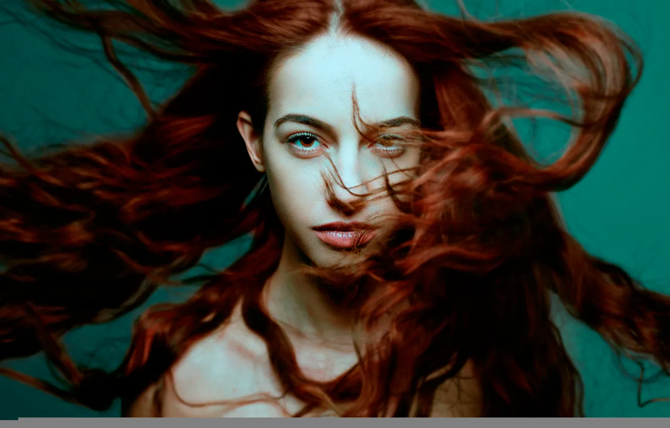 Photo wallpaper hair, redhead, stroke, bokeh, brown-eyed, Ynot Photographe, A New Wind, Mirella