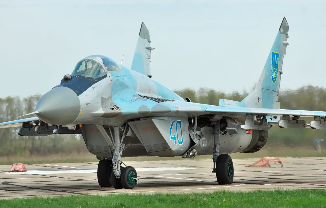Photo wallpaper Fighter, Ukraine, The MiG-29, Chassis, Ukrainian air force