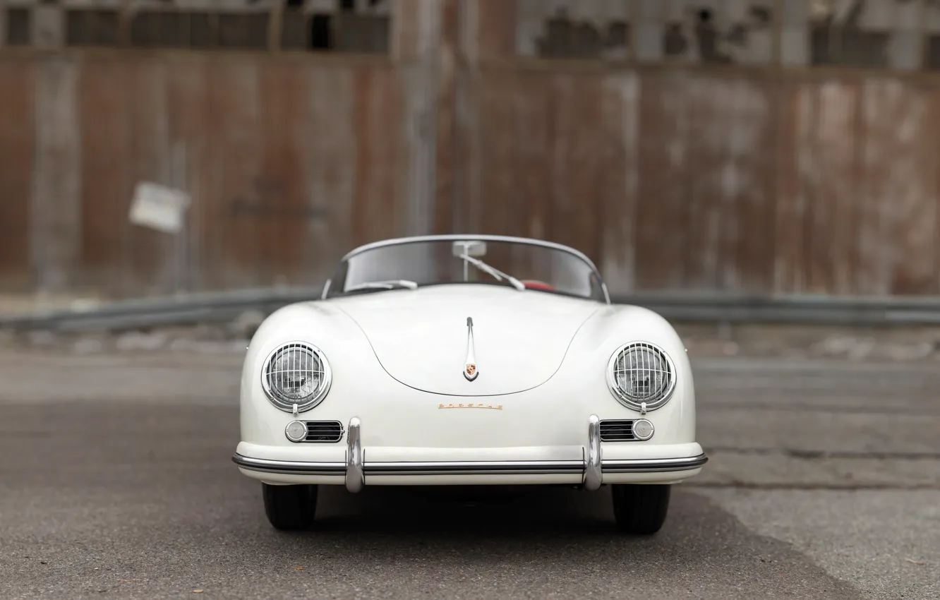 Photo wallpaper Porsche, front, 1956, 356, Porsche 356A 1600 Speedster