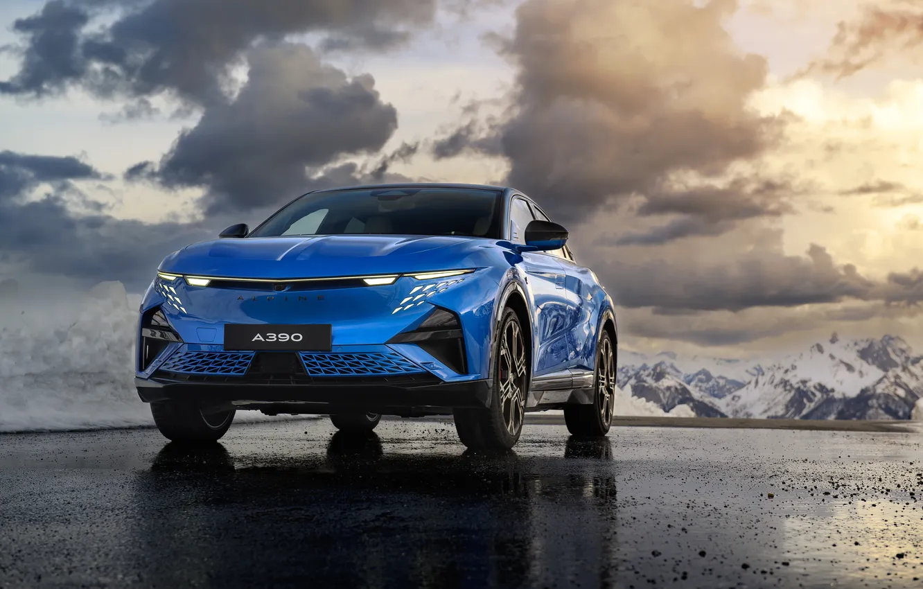 Photo wallpaper crossover, GTS, Alpine, 2025, A390, Alpine A390 GTS
