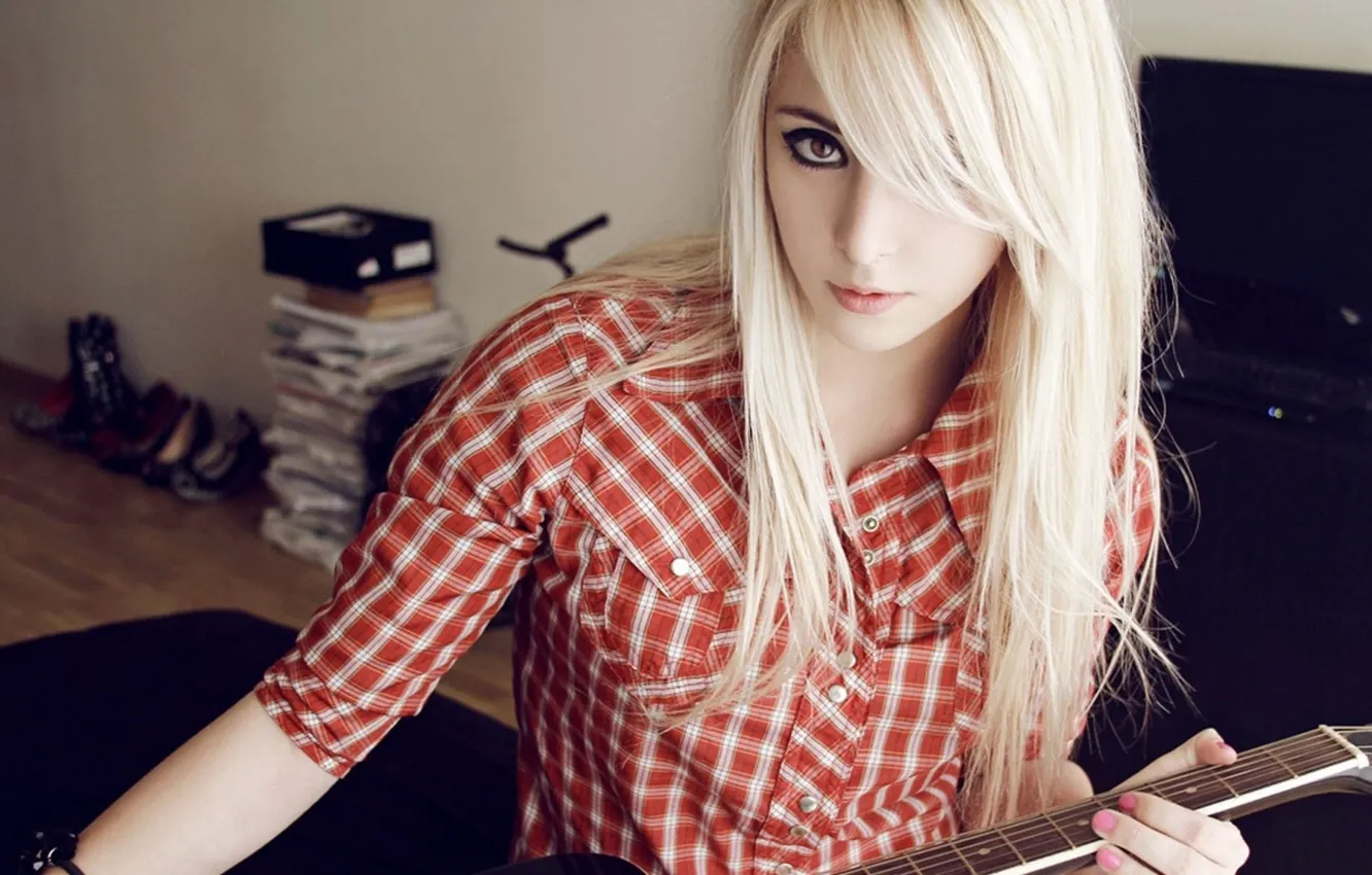 Photo wallpaper girl, beautiful, oh shit