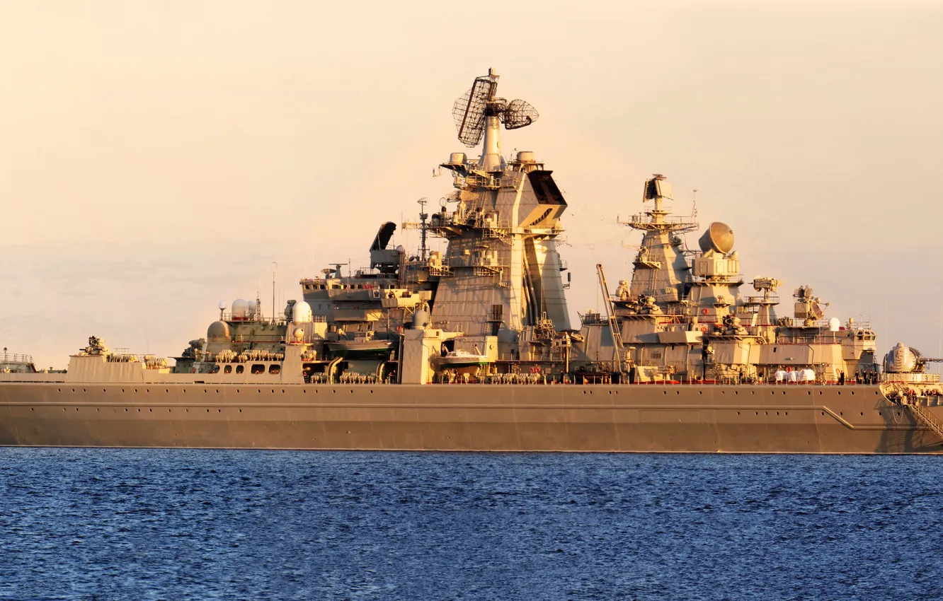Photo wallpaper cruiser, atomic, the project 1144, Peter the great
