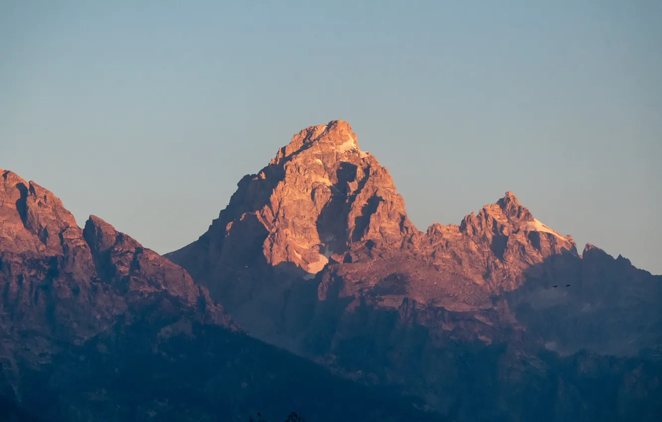 Photo wallpaper landscape, mountains, rocks, relief