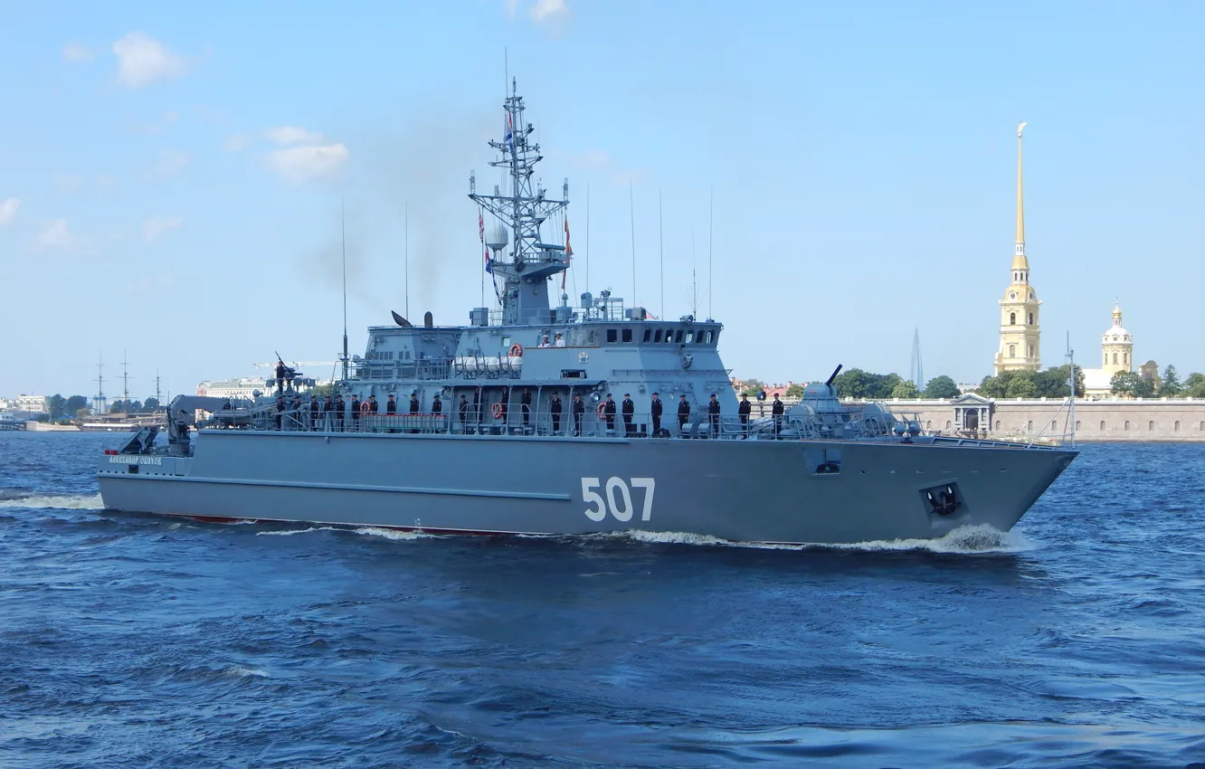 Photo wallpaper Neva, basic, minesweeper, Alexander Obukhov