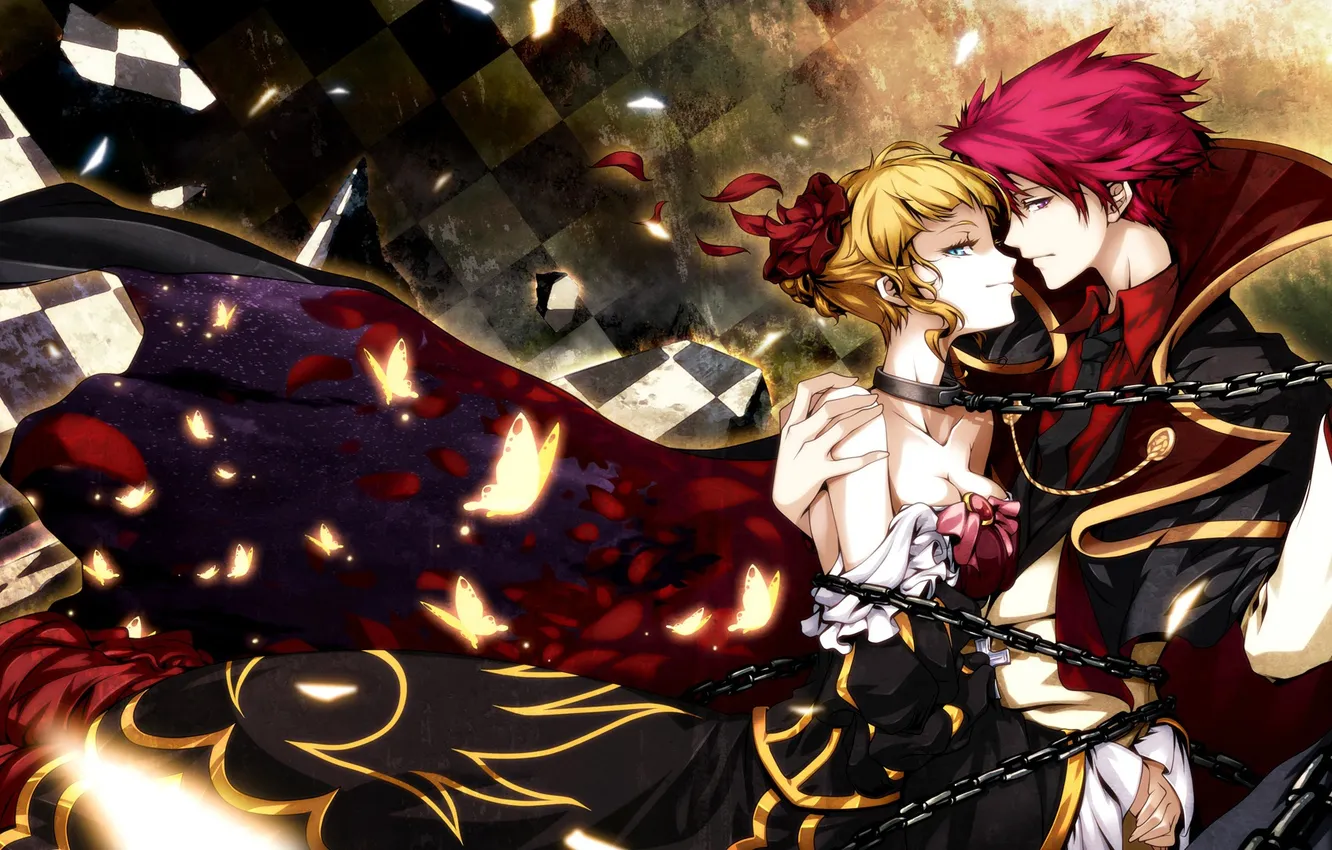 Photo wallpaper Umineko no Naku Koro ni, When the seagulls cry, Beatrice, Butler Ushiromiya, salata witch