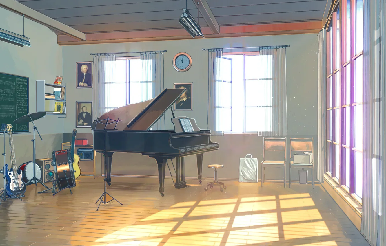 Photo wallpaper watch, tool, the room, everlasting summer, Summer camp