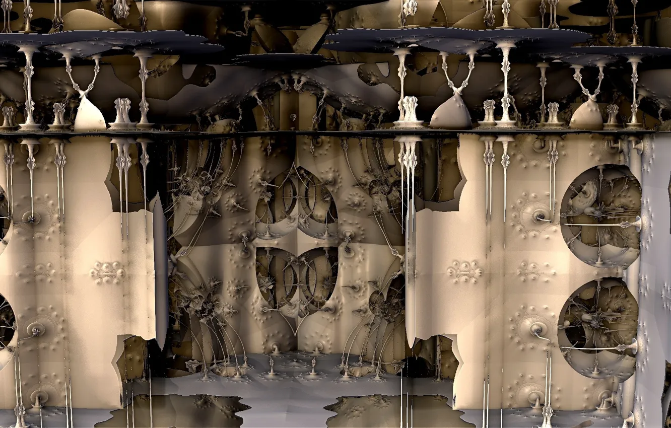 Photo wallpaper abstraction, background, color, form, Fractal