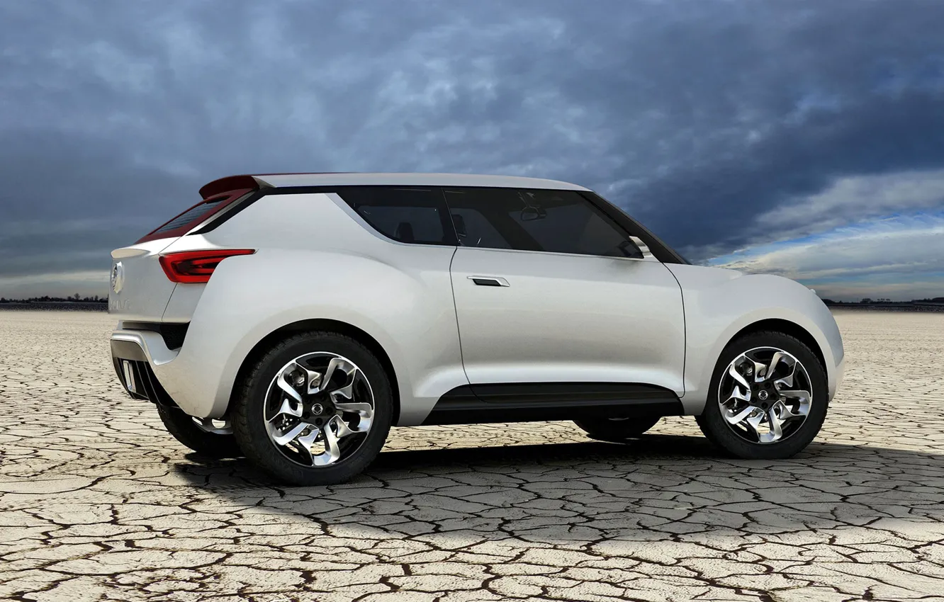 Photo wallpaper desert, SsangYong, crossover