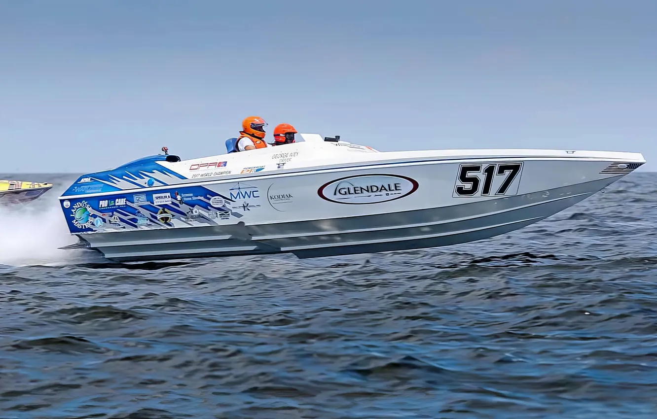 Photo wallpaper race, boat, speed