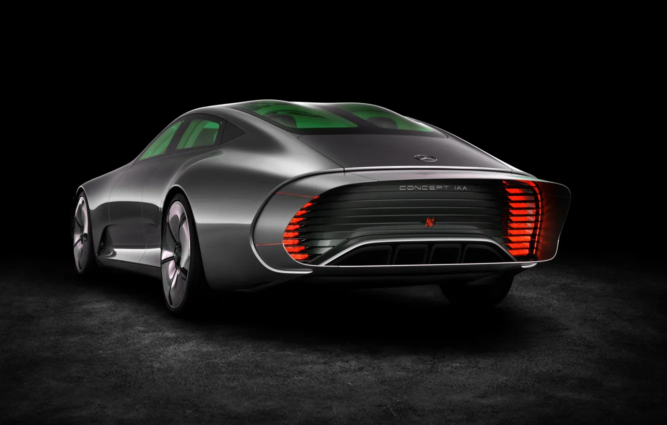 Photo wallpaper Mercedes-Benz, back, flaps, 2015, Intelligent Aerodynamic Automobile, Concept IAA