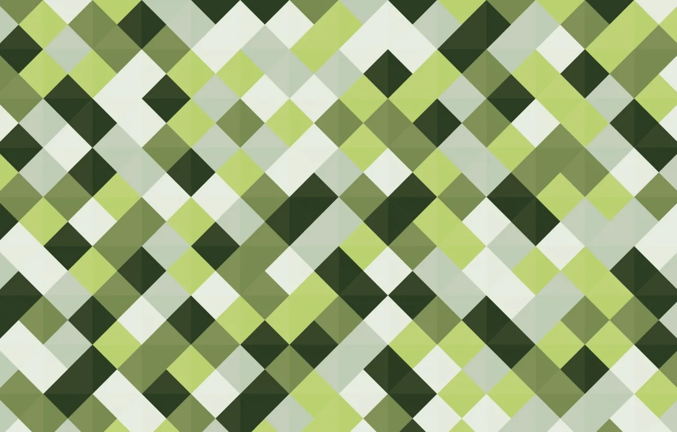 Photo wallpaper white, green, background, texture, green, diamonds