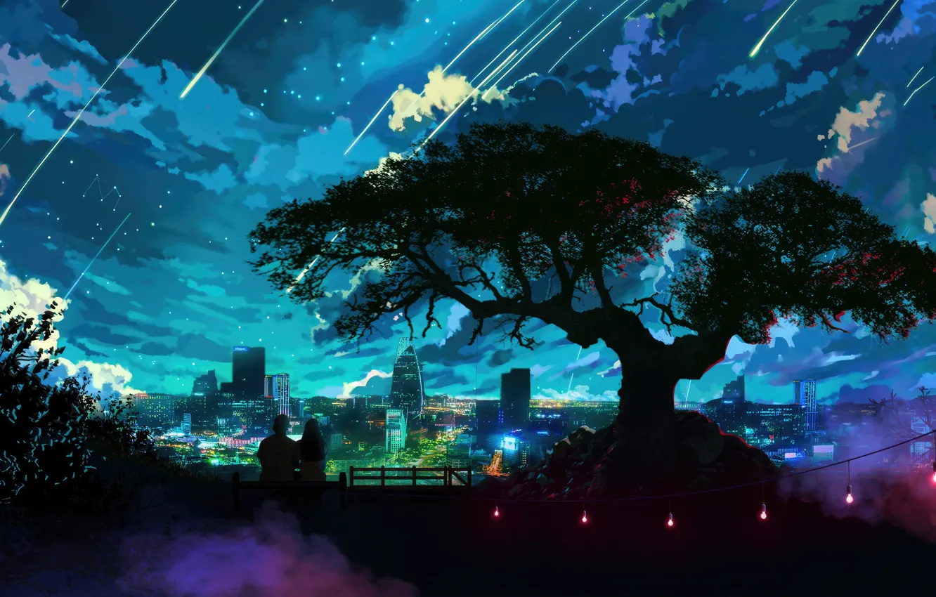 Photo wallpaper two, one, couples, dreamworld
