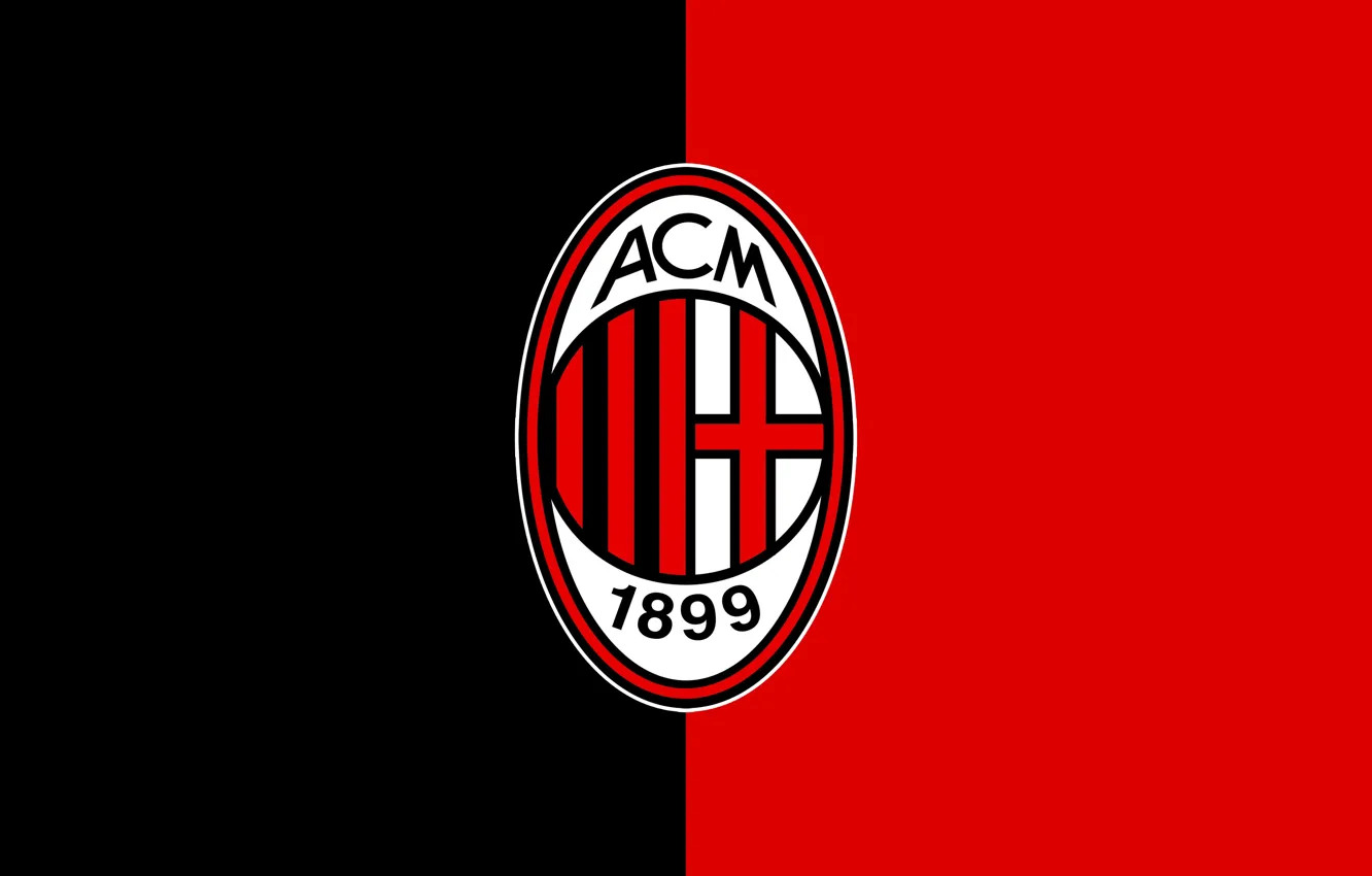 Photo wallpaper wallpaper, logo, football, ac milan, Sport
