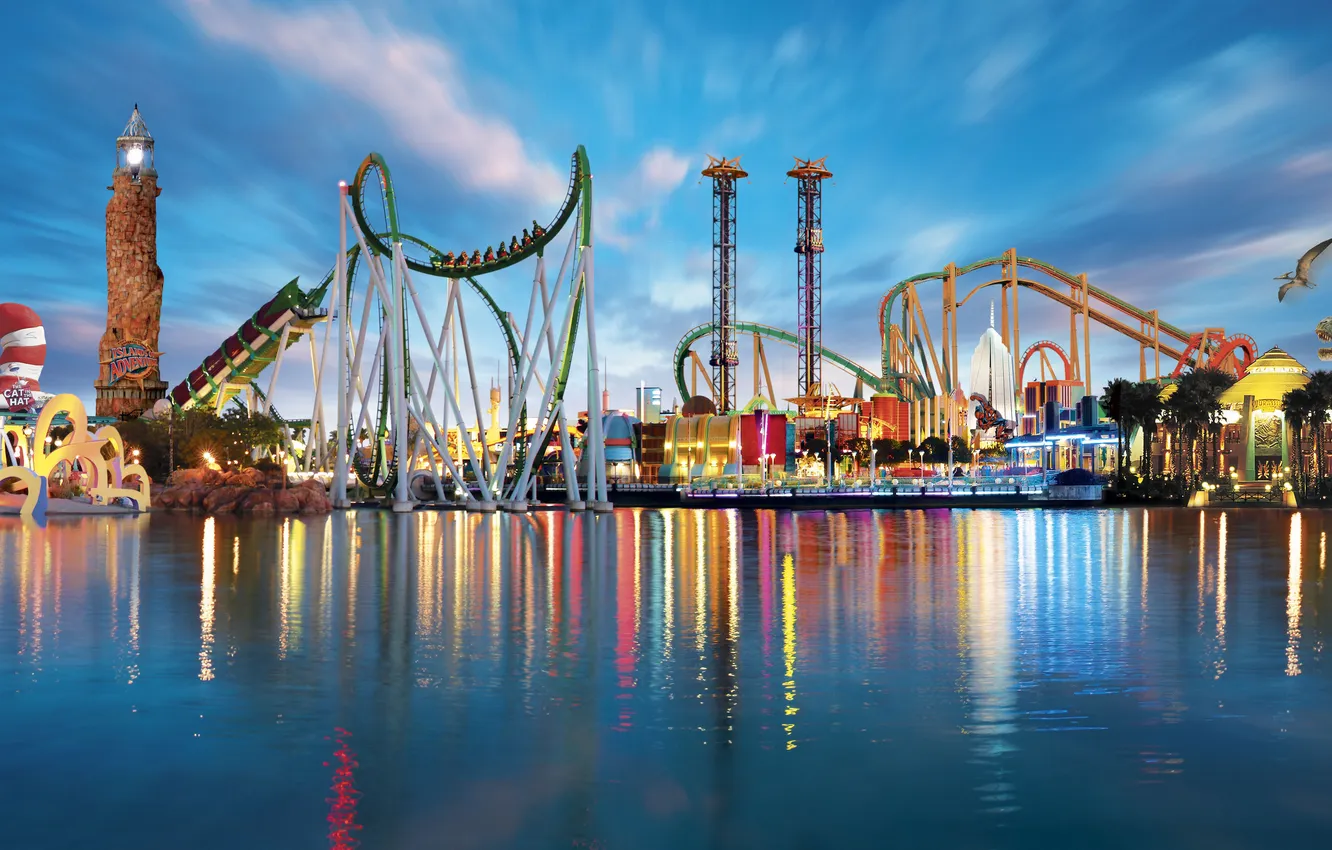 Photo wallpaper city, the city, USA, Orlando, Florida