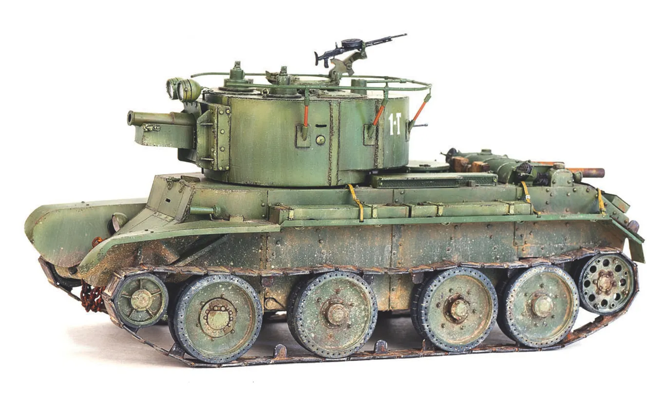 Photo wallpaper toy, tank, white background, USSR, model, BT-7