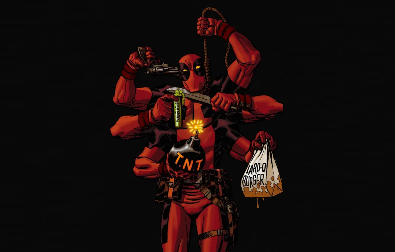 Photo wallpaper Deadpool, Marvel, Deadpool, Wade Wilson, Marvel, Wade Wilson