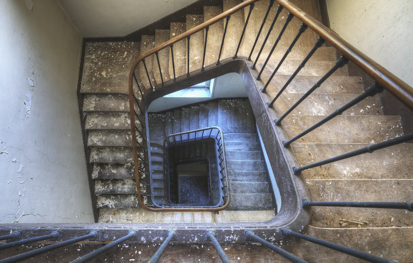 Photo wallpaper background, wall, ladder