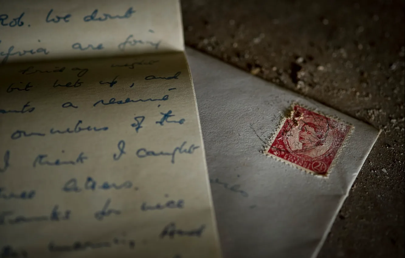 Photo wallpaper letter, macro, the envelope, mark, Letter