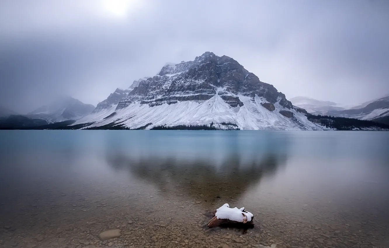 Photo wallpaper sea, mountains, nature