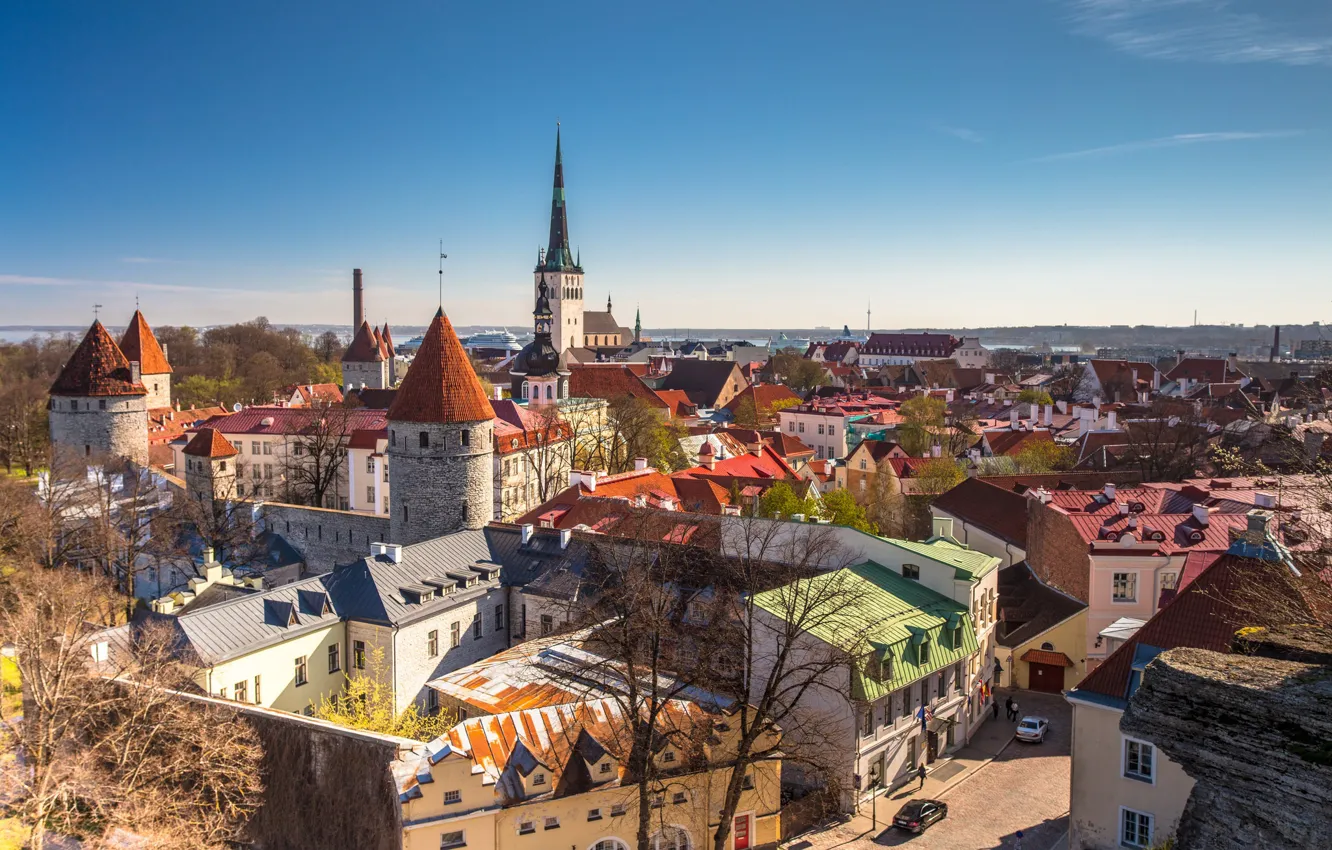 Photo wallpaper Estonia, Tallinn, Tallinn, Estonia