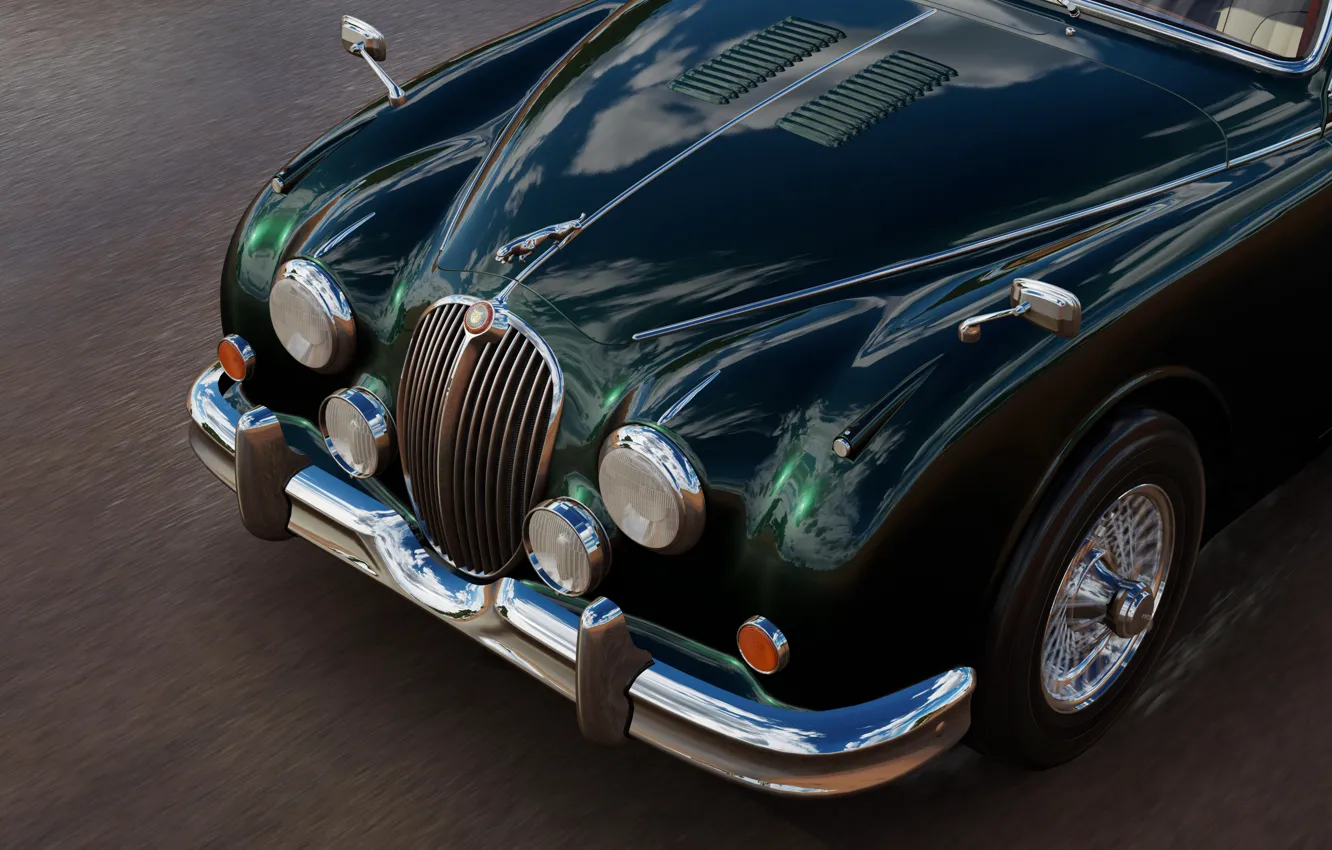 Photo wallpaper Jaguar, the front, Forza Horizon 3