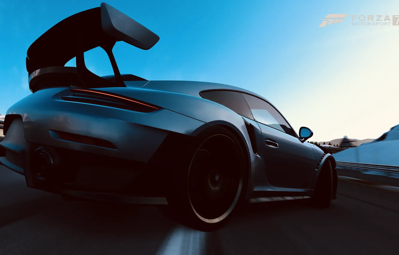 Photo wallpaper HDR, 911, Porsche, drift, game, GT2 RS, FM7, UHD