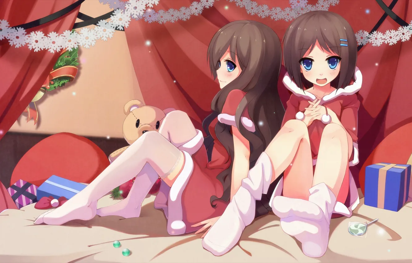 Photo wallpaper toy, new year, art, candy, costume, girl, sweet, nerv110